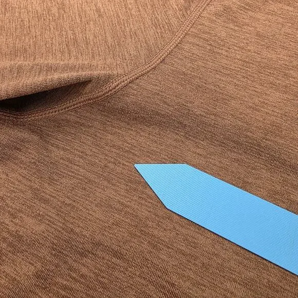 Vuori Pullover Men XL Brown Ease Performance 1/2 Half Zip 2.0 Long Sleeve Active - Picture 13 of 14